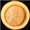 Image 2 : Mixed small cents 1c orig shotgun roll, 1917-s Wheat Cent, 1887 Indian Cent other end, brinks Wrappe