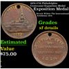1876-1776 Philadelphia Centennial Exposition Medal Grades xf details