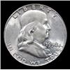 Image 2 : 1958-p Franklin Half Dollar 50c Grades Select Unc
