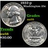 Image 1 : 1932-p Washington Quarter 25c Grades Choice AU