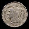 Image 2 : 1865 Three Cent Copper Nickel 3cn Grades vf+