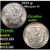 1921-p Morgan Dollar $1 Grades Select+ Unc