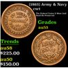 (1863) Army & Navy Civil War Token 1c Grades Select AU