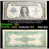 1923 $1 Large Size Blue Seal Silver Certificate, Fr-237 Signatures of Speelman & White Grades f+