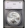 Image 4 : 2017 Silver Eagle Dollar $1 Graded ms69+ By SEGS