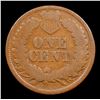 Image 3 : 1870 Indian Cent 1c Grades vg+