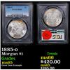 Image 1 : PCGS 1885-o Morgan Dollar $1 Graded ms65 By PCGS