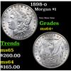 Image 1 : 1898-o Morgan Dollar $1 Grades Choice+ Unc