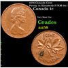 1974 Canada Cent Penny 1c Elizabeth II KM-59.1 Grades Choice AU/BU Slider