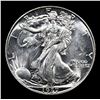 Image 2 : 1937-p Walking Liberty Half Dollar 50c Grades Choice+ Unc