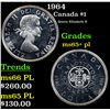 1964 Canada $1 Grades GEM+ PL