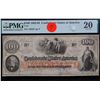 Image 2 : 1860's $100 Confederate Note, T-41 Graded vf20 By PMG