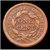 Image 3 : 1856 Upright 5 Braided Hair Large Cent 1c Grades xf details