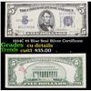 1934C $5 Blue Seal Silver Certificate Grades cu details
