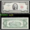1963A $2 Red Seal United States Note Fr-1513 Grades Choice AU/BU Slider
