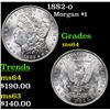 Image 1 : 1882-o Morgan Dollar $1 Grades Choice Unc