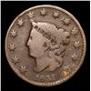 Image 2 : 1831 Large Letters Coronet Head Large Cent 1c Grades f+
