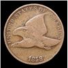 Image 2 : 1858 ll Flying Eagle Cent 1c Grades f+