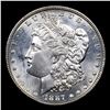 Image 2 : 1887-p Morgan Dollar $1 Grades GEM Unc