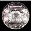 Image 3 : 1954-p Franklin Half Dollar 50c Grades Choice+ Unc