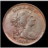 Image 2 : ***Auction Highlight*** 1804 Crosslet 4 Stems Draped Bust Half Cent 1/2c Graded ms64 bn By SEGS (fc)
