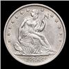 Image 2 : ***Auction Highlight*** 1853-p Arrows & Rays Seated Half Dollar 50c Grades Choice+ Unc BY USCG