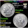 Image 1 : ***Auction Highlight*** 1886-o Morgan Dollar $1 Graded Select+ Unc BY USCG (fc)