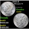 Image 1 : 1921-d Morgan Dollar $1 Grades Choice+ Unc