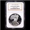 Image 2 : Proof NGC 1995 Silver Eagle Dollar $1 Graded pr69 dcam By NGC