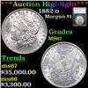 Image 1 : ***Auction Highlight*** 1882-o Morgan Dollar 1 Graded MS67 by SEGS (fc)