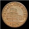 Image 2 : 1863 Philadelphia Civil War Token Fr-PA-750-Q-1a 1c Grades Select Unc BN