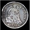Image 2 : 1858-o Seated Liberty Half Dime 1/2 10c Grades VF Details
