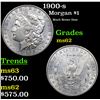 Image 1 : 1900-s Morgan Dollar $1 Grades Select Unc