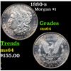 Image 1 : 1880-s Morgan Dollar $1 Grades Choice Unc