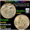 Image 1 : ***Auction Highlight*** 1915-s Panama Pacific Old Commem Half Dollar 50c Graded ms66 By SEGS (fc)