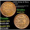 Image 1 : (1863) Army & Navy Civil War Token 1c Grades Select Unc BN