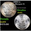 Image 1 : 1882-s Morgan Dollar $1 Grades GEM Unc