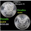 Image 1 : 1880-s Morgan Dollar $1 Grades Choice Unc