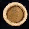 Image 2 : Mixed small cents 1c orig shotgun roll, 1917-s Wheat Cent, 1899 Indian Cent other end, brinks Wrappe