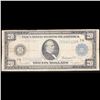 Image 2 : 1914 $20 Federal Reserve Note Chicago,IL 7-G President Grover Cleveland Grades vf+
