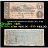 Image 1 : 1864 $5 Confederate Note CSA, T-69 Grades vf+