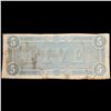Image 3 : 1864 $5 Confederate Note CSA, T-69 Grades vf+
