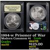 Image 1 : 1994-w Prisoner of War Modern Commem Dollar $1 Graded ms70 By USCG