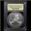 Image 2 : 1994-w Prisoner of War Modern Commem Dollar $1 Graded ms70 By USCG