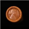 Image 2 : Mixed small cents 1c orig shotgun roll, 1918-s Wheat Cent, 1864 Indian Cent other end, brinks Wrappe