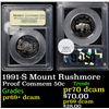 Image 1 : Proof 1991-S Mount Rushmore Modern Commem Half Dollar 50c Graded pr69+ dcam By USCG