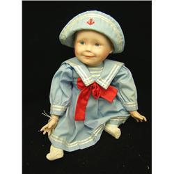 Ashton Drake Girl Sailor Doll 9" sitting