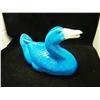 Image 2 : Antique Duck- Rare Blue Color- Signed 9"Lx7"H