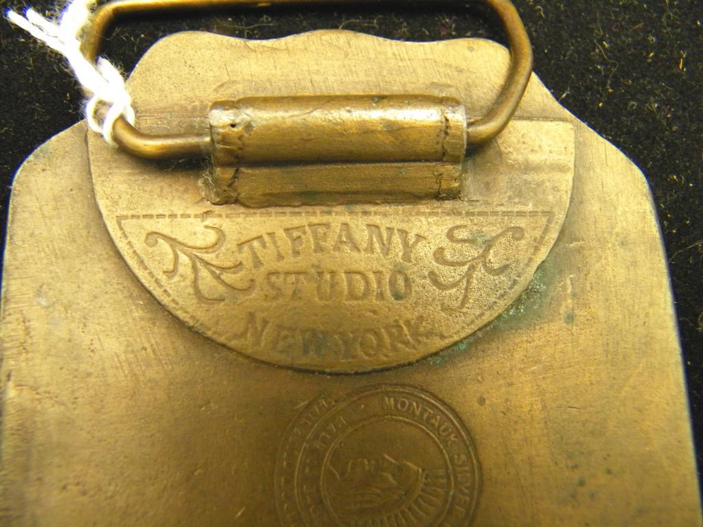 tiffany studio belt buckle