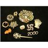 Image 1 : Assorted Brooches Largest 3"